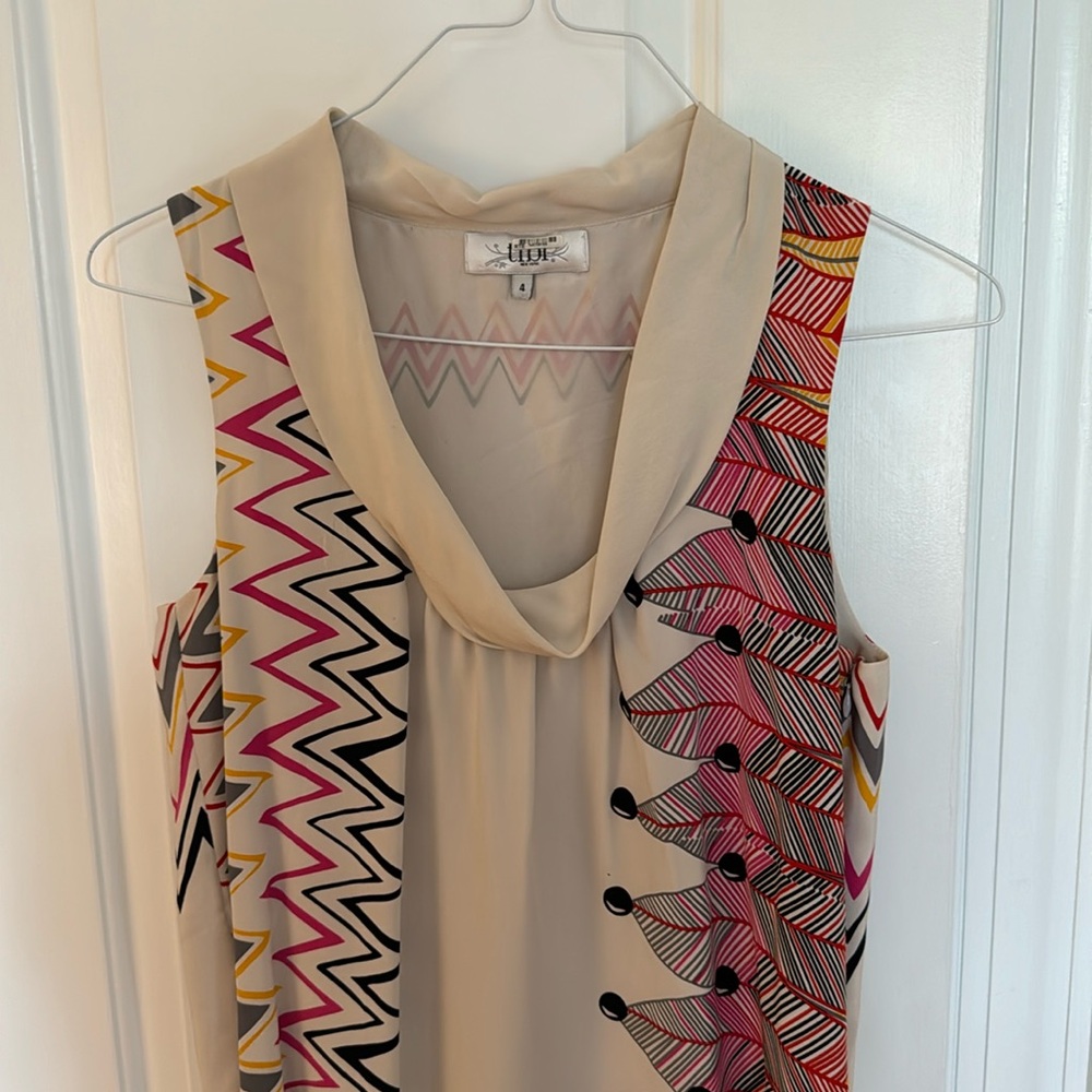 Tibi silk shift dress, size 4